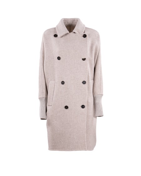 Shop BRUNELLO CUCINELLI Saldi Cappotto: Brunello Cucinelli cappotto lavorazione double in panno Cozy di cashmere con polsino in maglia e monile.
Chiusura con bottoni in corno.
Tasche basse
Polsini in maglia a costina.
Lavorazione speciale.
Decorazione in monile Nickel-free.
Composizione: 99% CASHMERE, 1% COTONE.
Made in Italy.. MD5589813-C9610